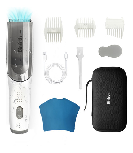 Kit De Corte De Pelo Con Aspiradora Inalámbrica, Cortapelos