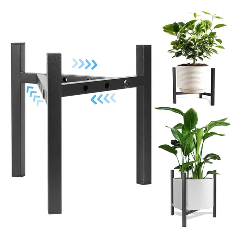 comprar 2pz Bases Para Maceteros De Herreria Ajustable Porta Macetas