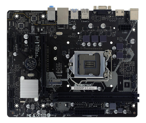 Placa-mãe Biostar B560 Mhp 2.0 Intel 1200 m-ATX Preto