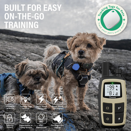Collar Gps Gworld I Tag Perro Entrenamiento Control Remoto Gris Nombre Del Diseño Tamaño Del Collar