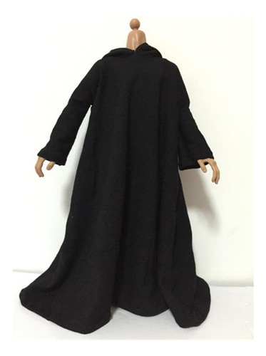 Cw 1/6 Escala Ropa Capa Negra For 12 '' Muñeca Figura Cuerpo