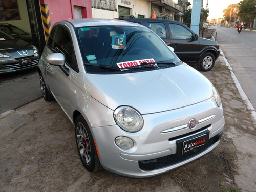 Imagen 3 de 14 de Fiat 500 2012 1.4 Cult Muy Bueno Tomo Auto Fcio X Bco