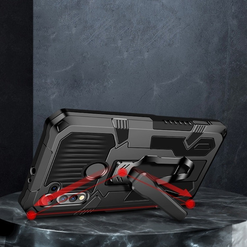 Imagem 3 de 5 de Capa Case Capinha Armadura Com Clip Suporte Moto G Stylus