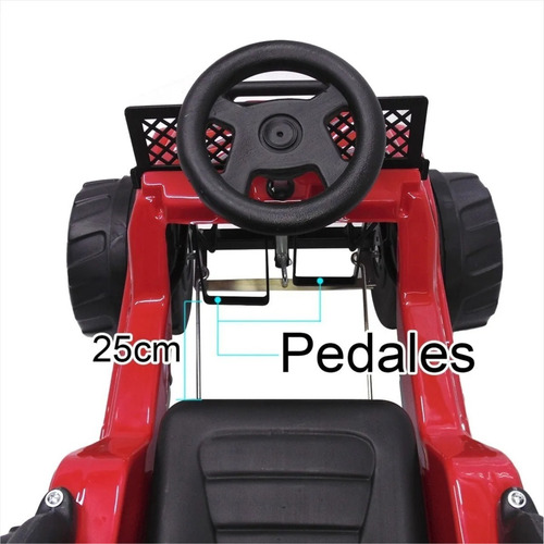 Imagen 4 de 7 de Jeep Rodacross Explorator A Pedal Suspensión 3 A 6 Años B1