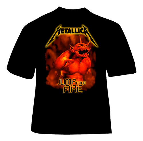 Polera Metallica - Ver 33 - Jump In The Fire