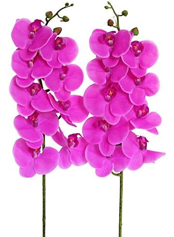 Htmeing Ramas De Flores Artificiales De Phalaenopsis De 38 P
