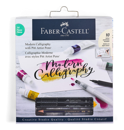 Faber-castell Kit Moderno De Caligrafía - Letras Y Manuali.