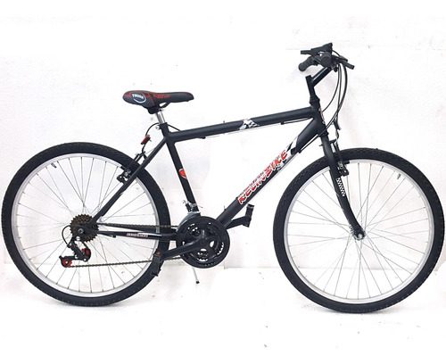 Bicicleta R26 Todo Terreno 18 Velocidades Hombre Negro