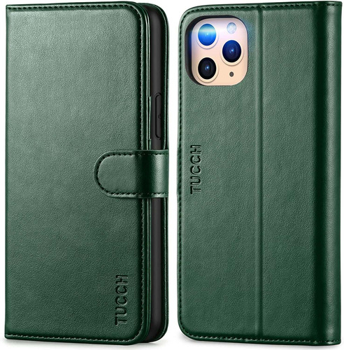 Tucch Funda iPhone 11 Pro, Funda De Cuero Pu Con Despertar/d