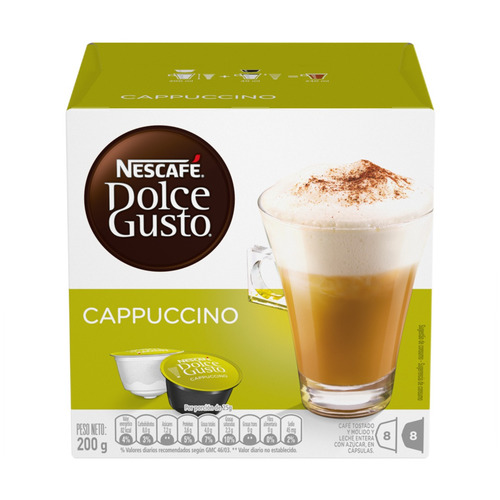 Imagen 1 de 1 de Café cappuccino en cápsula Nescafé Dolce Gusto
