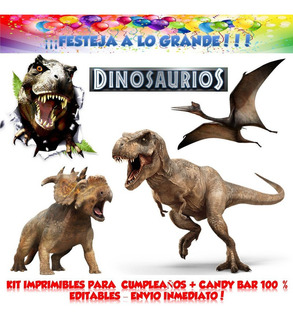 Kit Dinosaurios 3d Para Imprimir | MercadoLibre 📦