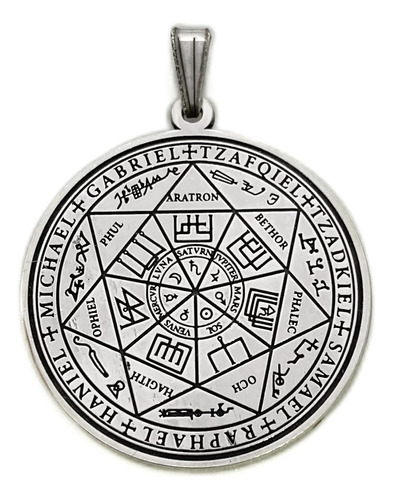 Dije Sello Talisman De Los 7 Arcángeles Plata 925