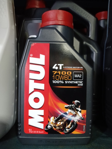 Motul 7100 10w60 4t 1lt 100% Syntetic Ester 