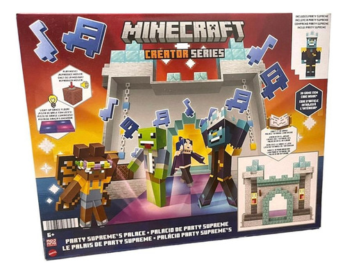Minecraft Palacio De Party Supreme Con Luz Y Sonidos Mattel