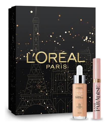 Kit L'oréal Paris Incluye True Match 2-3  Lash Paradise Wtp