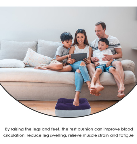 Almohada Inflable Para Reposapiés, Taburete De Masaje De Pie