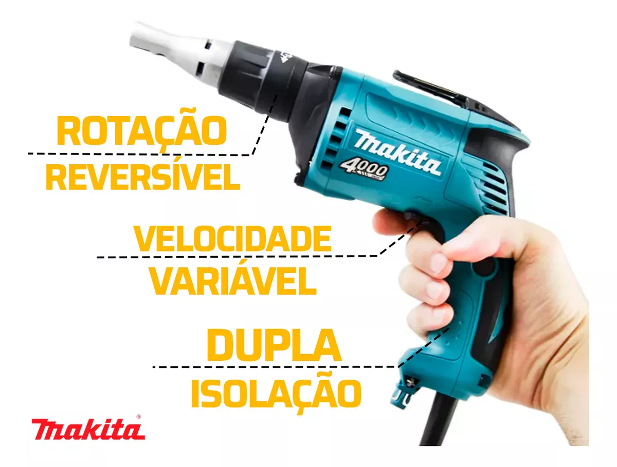 Segunda imagem para pesquisa de parafusadeira drywall makita