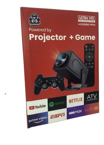 Proyector Portátil Wifi Bluetooth Androi Game Controles