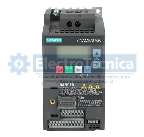 Imagen 3 de 7 de Variador De Frecuencia Siemens Sinamics V20 0.5 A 30 Hp