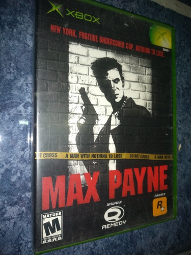 Xbox Clásico Video Juego Max Payne Completo Usado