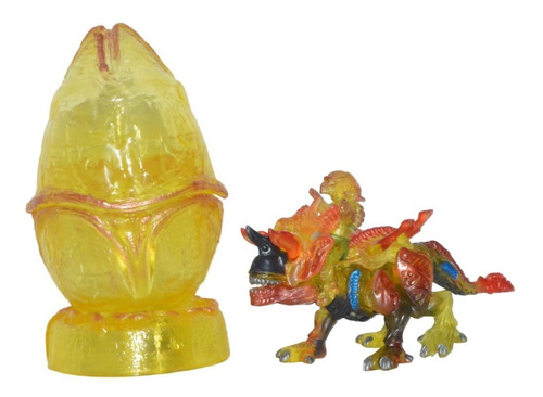 Figura De Accion Huevo Triceratops Dino Alien