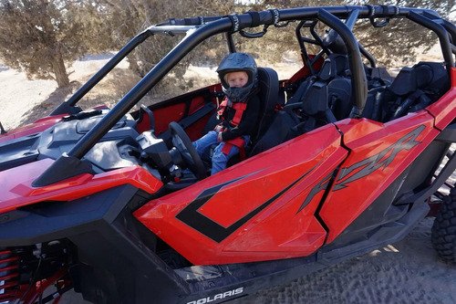 Asiento Delantero Niño Polaris Rzr Pro R Turbo R 4 Plazas