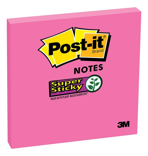 Notas Adhesivas 3m Post It Super Sticky Colores Surtidos 90h