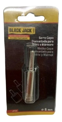 Mecha Copa Diamantada Vidrio Y Mármol 8 Mm Black Jack J722