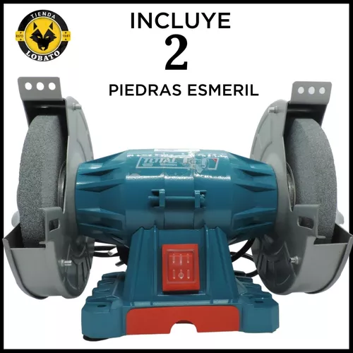 AMOLADORA DE BANCO PIEDRA ESMERIL, 150W, 6”/150mm, TOTAL, DS-TBG15015