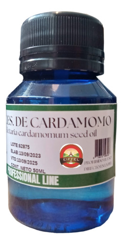 Aceite Esencial De Cardamomo 50ml - Linea Premium 