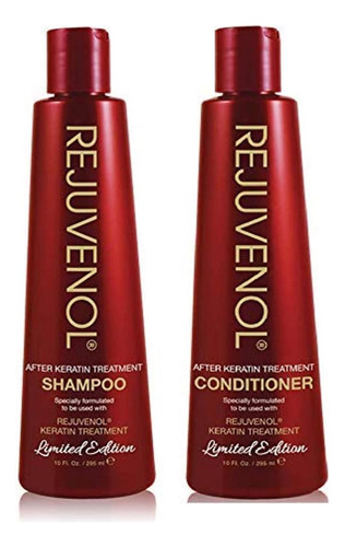Rejuvenol Queratina Após Tratamento Shampoo 10 Onças E Condi
