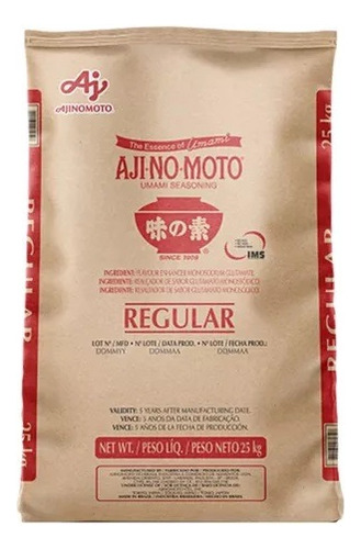 Ajinomoto Glutamato Monosódico Bulto De 25 Kg 