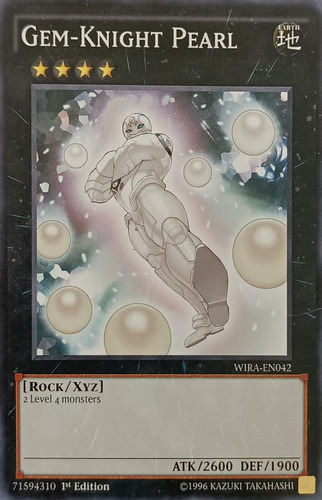 Yugioh! Gem-knight Pearl Wira-en042 Common 1st Edition