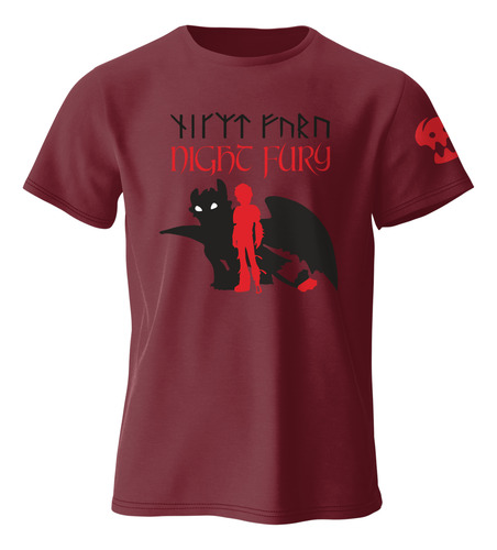 Playera Como Entrenar Tu Dragón Night Fury Todas Tallas Eg