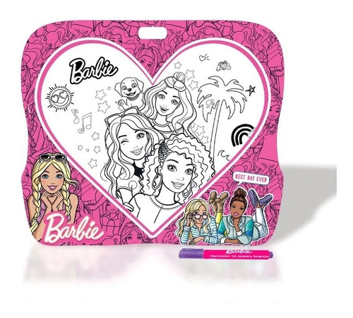 Lousa Divertida Barbie - Barão 8568-0