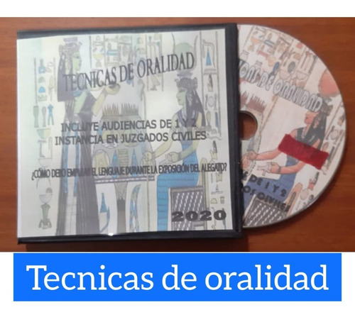 Técnicas De Oralidad  - Civil Y Penal  En Cd Jurídico