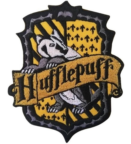 Hufflepuff, Parche Bordado Harry Potter, Hogwarts