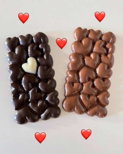 Molde Silicona Tableta Corazones Repostería Chocolate Cocina Sin Eleccion