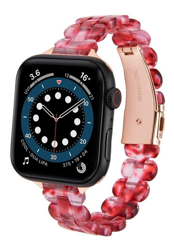 Correa/extensible Iwatch Resina Diseño Mujer