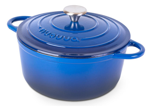 Olla Hierro Fundido Azul Oscuro 5 Cuartos