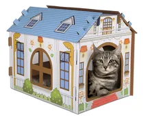 Comprar Casa De Cartón Para Gatos Cat House & Scratcher Sekam Con Hi