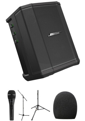 Imagen 1 de 5 de Bose S1 Pro Performance Kit With Speaker Stand, Microphone, 