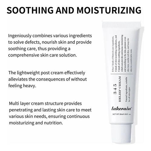 Be Relief Cream 345, Crema Reparadora Intensiva 345