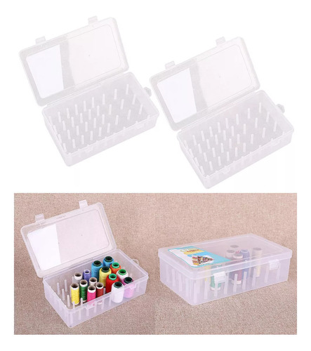 Caja De Hilo Con Contenedor De Almacenamiento De 2 Piezas
