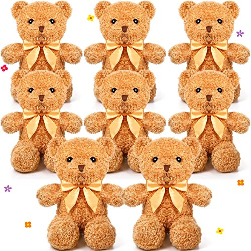 Hydren 8 Packs Cute Bear Stuffed Animals 12 Inch Soft Bear P