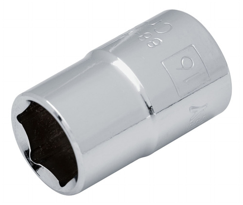 Dado Corto Hexagonal Cromado Stanley 1/2 X 21mm