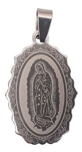 Dijes Virgen De Guadalupe - Acero Quirúrgico