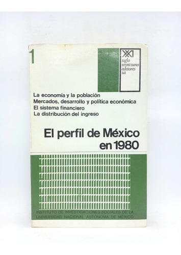 El Perfil De México En 1980. 3 Tomos