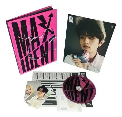 Stray Kids Álbum Original Maxident T-crush Komca / Rosa