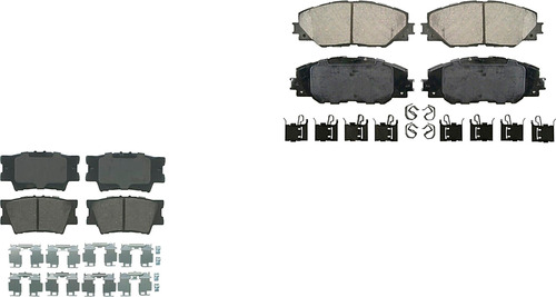 Jgo Completo Balatas Cerámicas Toyota Rav4 13/18